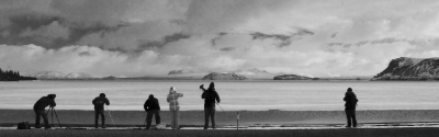 6 on a beach
