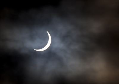 20/3/15 Eclipse from Laurencekirk
Title says it all, really.  Not a spectacular picture artistically (nor technically, either) - more of a record shot.
