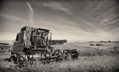 End of the Road-2
Burned out combine at Carmont
