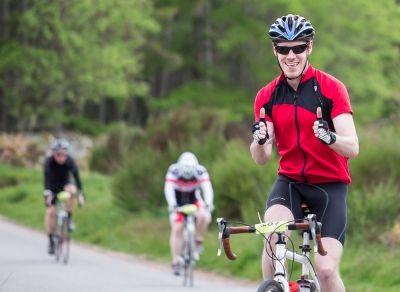 First over the top
Taken on the summer outing to the Cairn O'mount cycle challenge.
