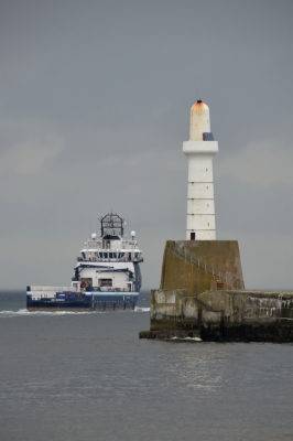 Out to sea
