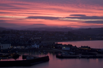 Stonehaven Harbour
Taken in mid June when the sun is setting at its furthest North. This creates amazing reflections in the harbour and bay. Some more street lights might have been good - I'll see what I can do!
