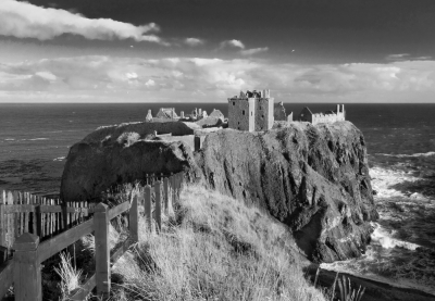 Stormy Castle (Black & White)
This is the same original image as Stormy Castle (Colour) but put through a different process in the RAW stage. Great fun to do!
