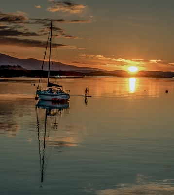 Sunset over Firth of Lorn
