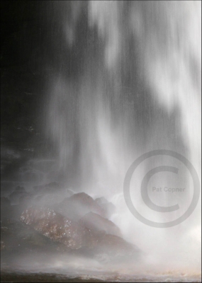 Waterfall and Rocks
